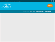 Tablet Screenshot of highpointswimclub.com